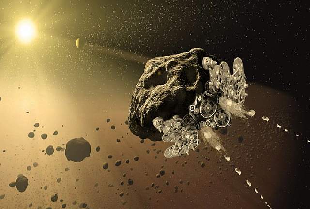 asteroid-spacecraft