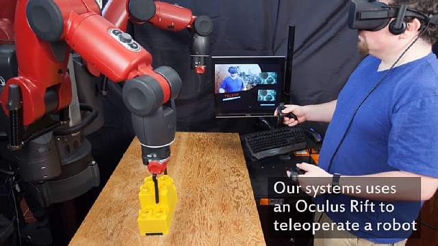 Ученые тестируют систему VR для дистанционного управления роботами из виртуальной кабины