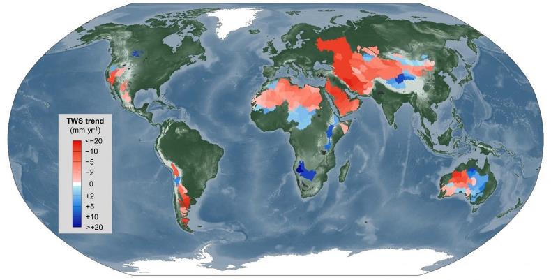 В мире значительно сократились запасы поверхностных вод
