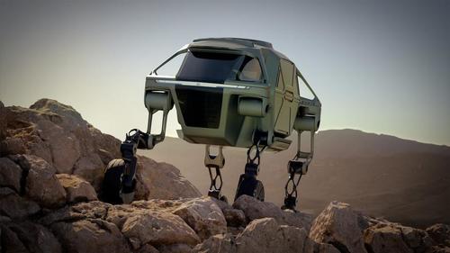 Hyundai представил концепцию "шагающего автомобиля" с роботизированными ногами