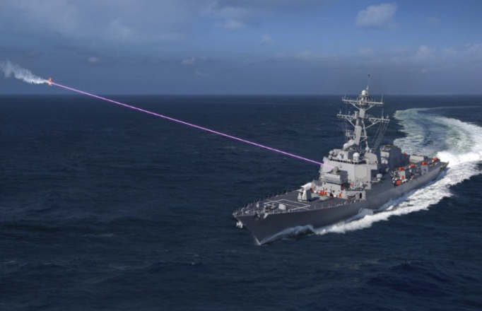 Американский флот будет "сжигать" корабли противника новым лазерным оружием