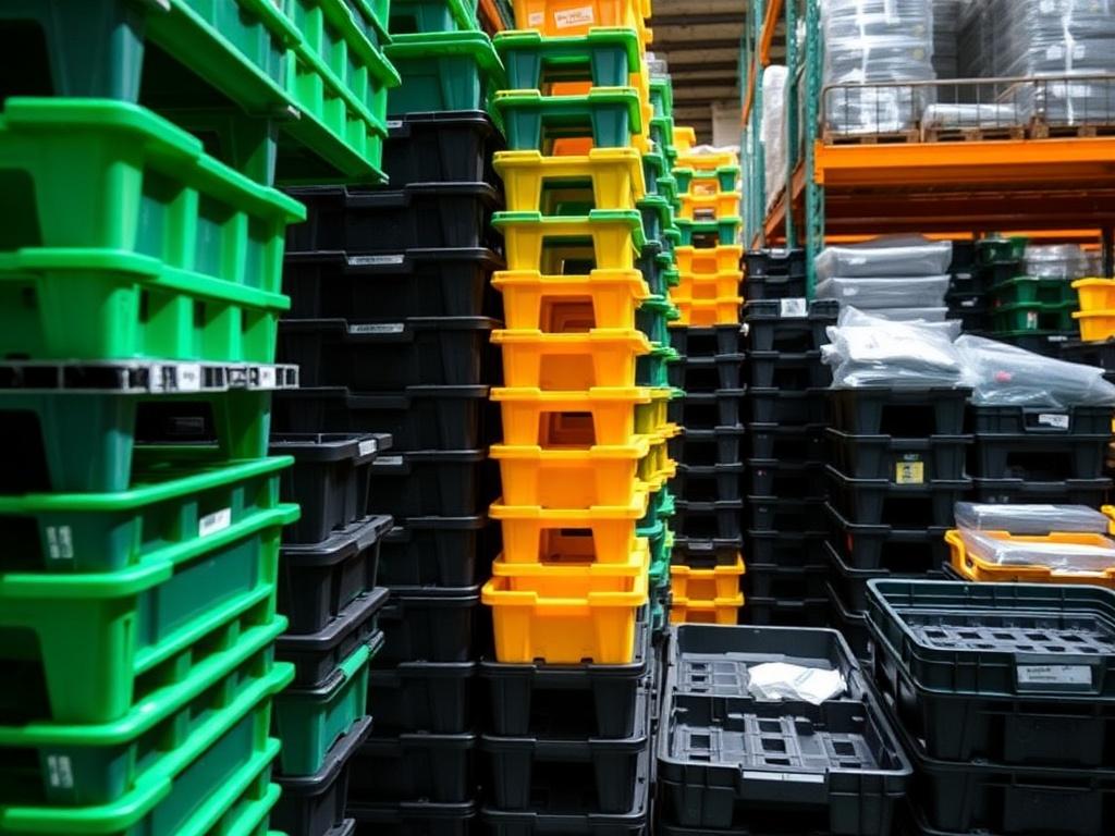 Пластиковые лотки для склада: простой путь к порядку, скорости и экономии